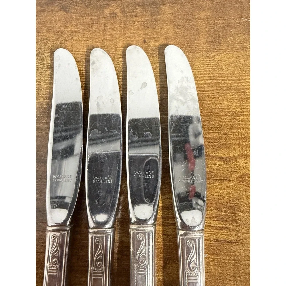 Wallace Harmony House Stainless Knives Lot 4 Knife 8